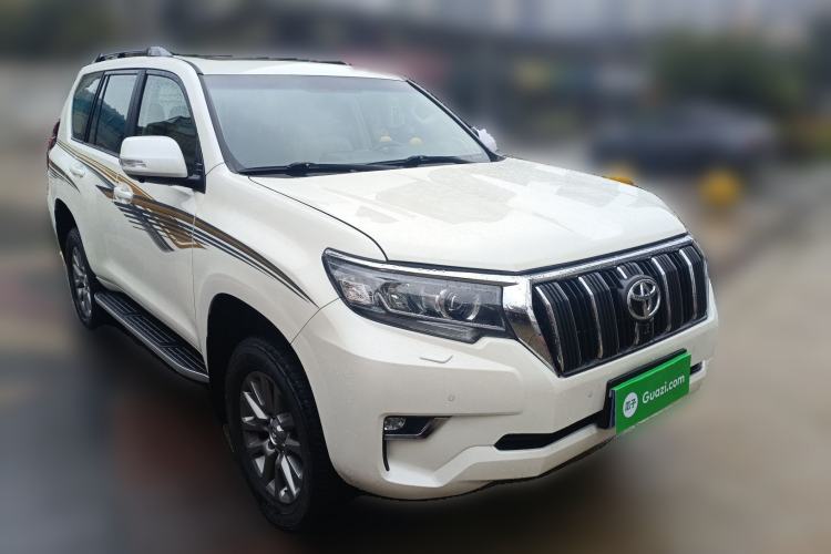 Used Toyota Prado 2018 3.5L Automatic TX-L with Rear-Mounted Spare Tire Front Right 45 Deg
