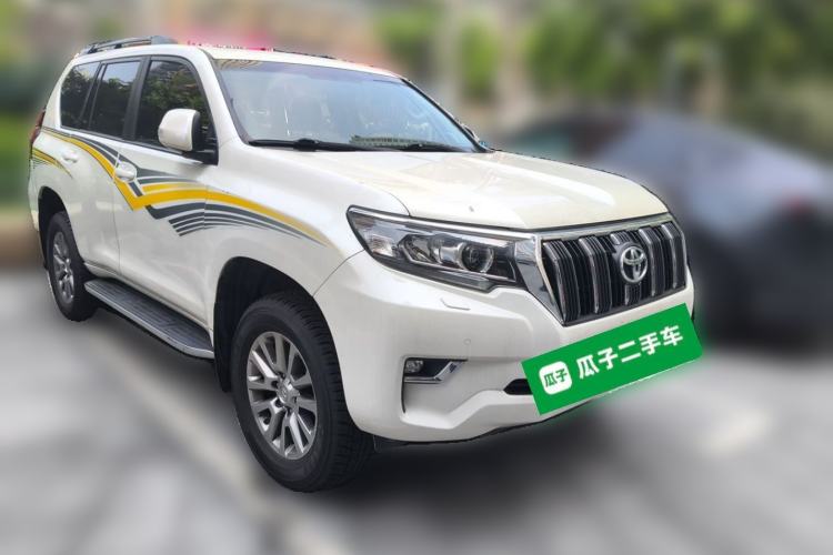 Used Toyota Prado 2018 3.5L Automatic TX-L with Rear-Mounted Spare Tire Front Right 45 Deg