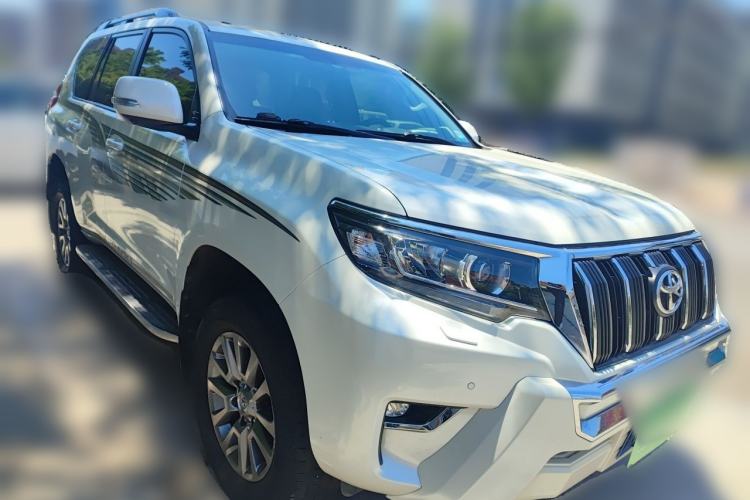 Used Toyota Prado 2018 3.5L Automatic TX-L with Rear-Mounted Spare Tire Front Right 45 Deg