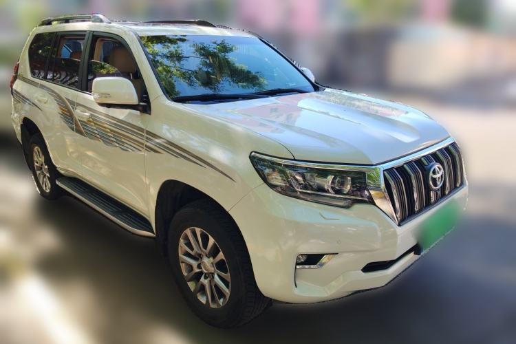 Used Toyota Prado 2018 3.5L Automatic TX-L NAVI with Rear-Mounted Spare Tire Front Right 45 Deg