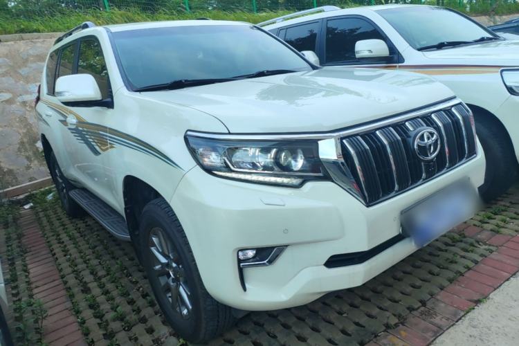 Used Toyota Prado 2018 3.5L Automatic TX-L with Rear-Mounted Spare Tire Front Right 45 Deg