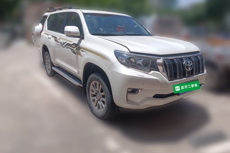 Used Toyota Prado 2018 3.5L Automatic TX-L NAVI with Rear-Mounted Spare Tire Front Right 45 Deg