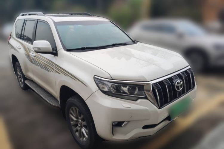 Used Toyota Prado 2018 3.5L Automatic TX-L NAVI with Rear-Mounted Spare Tire Front Right 45 Deg