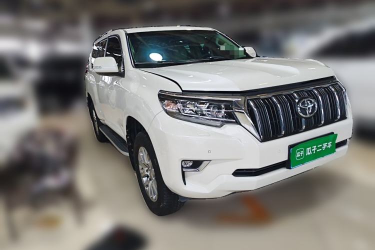 Used Toyota Prado 2018 3.5L Automatic TX-L NAVI with Rear-Mounted Spare Tire Front Right 45 Deg