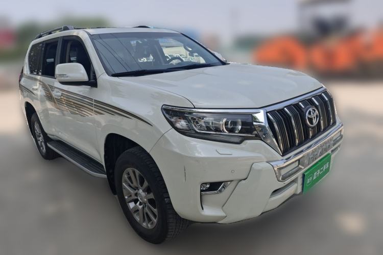 Used Toyota Prado 2018 3.5L Automatic TX-L with Rear-Mounted Spare Tire Front Right 45 Deg