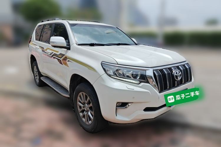 Used Toyota Prado 2018 3.5L Automatic TX-L with Rear-Mounted Spare Tire Front Right 45 Deg