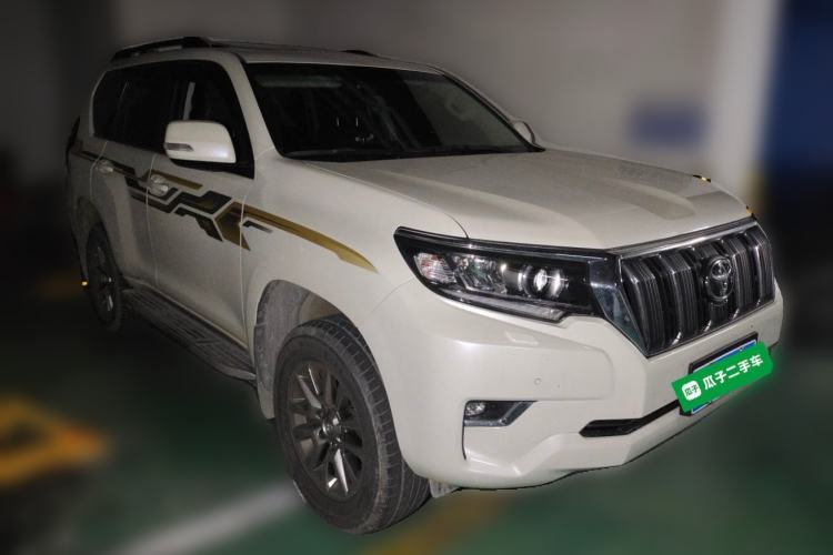Used Toyota Prado 2018 3.5L Automatic TX-L with Rear-Mounted Spare Tire Front Right 45 Deg