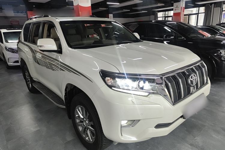 Used Toyota Prado 2018 3.5L Automatic TX-L with Rear-Mounted Spare Tire Front Right 45 Deg