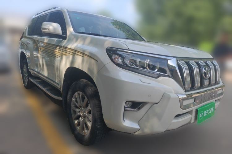 Used Toyota Prado 2018 3.5L Automatic TX-L with Rear-Mounted Spare Tire Front Right 45 Deg