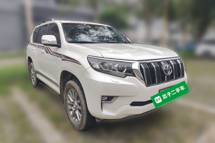 Used Toyota Prado 2018 3.5L Automatic TX-L with Rear-Mounted Spare Tire Front Right 45 Deg
