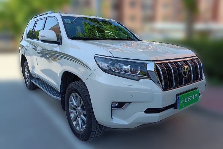 Used Toyota Prado 2018 3.5L Automatic TX-L NAVI with Rear-Mounted Spare Tire Front Right 45 Deg