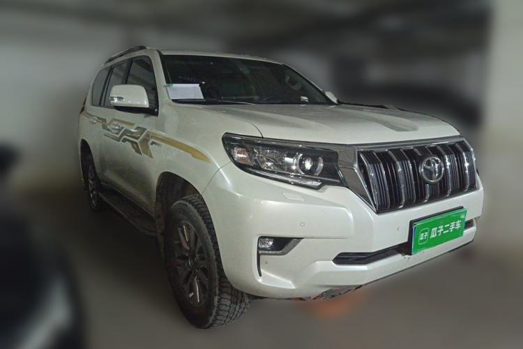 Used Toyota Prado 2018 3.5L Automatic TX-L with Rear-Mounted Spare Tire Front Right 45 Deg