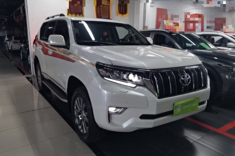 Used Toyota Prado 2018 3.5L Automatic TX-L with Rear-Mounted Spare Tire Front Right 45 Deg