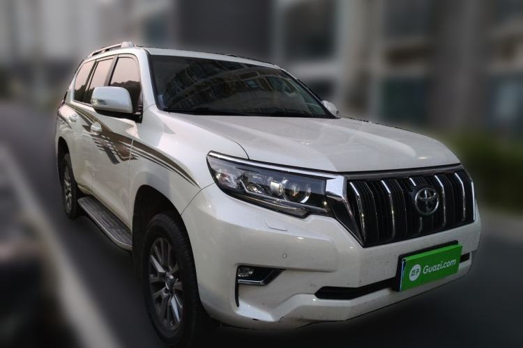Used Toyota Prado 2018 3.5L Automatic TX-L with Rear-Mounted Spare Tire Front Right 45 Deg