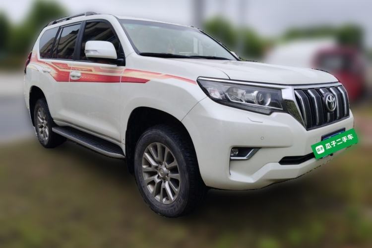 Used Toyota Prado 2018 3.5L Automatic TX-L with Rear-Mounted Spare Tire Front Right 45 Deg