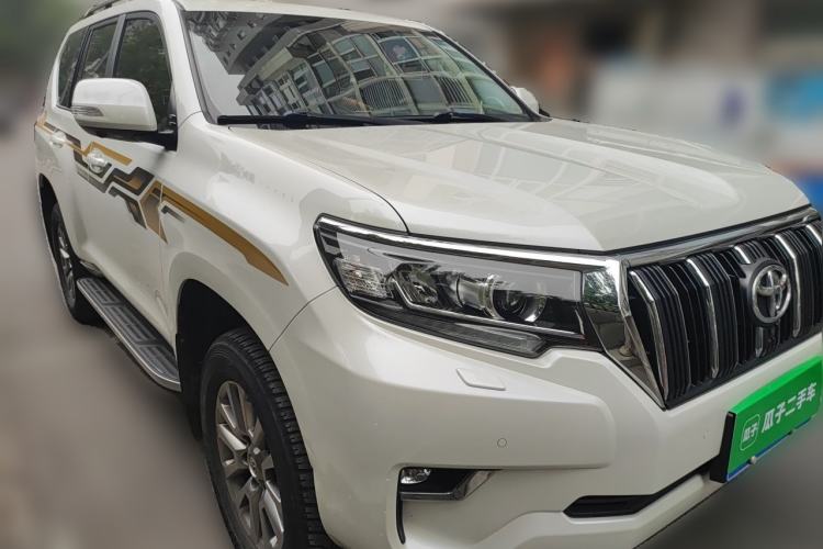 Used Toyota Prado 2018 3.5L Automatic TX-L with Rear-Mounted Spare Tire Front Right 45 Deg