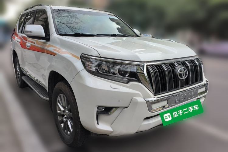 Used Toyota Prado 2018 3.5L Automatic TX-L with Rear-Mounted Spare Tire Front Right 45 Deg