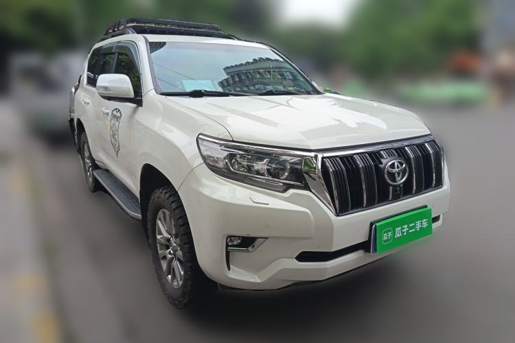 Used Toyota Prado 2018 3.5L Automatic TX-L with Rear-Mounted Spare Tire Front Right 45 Deg