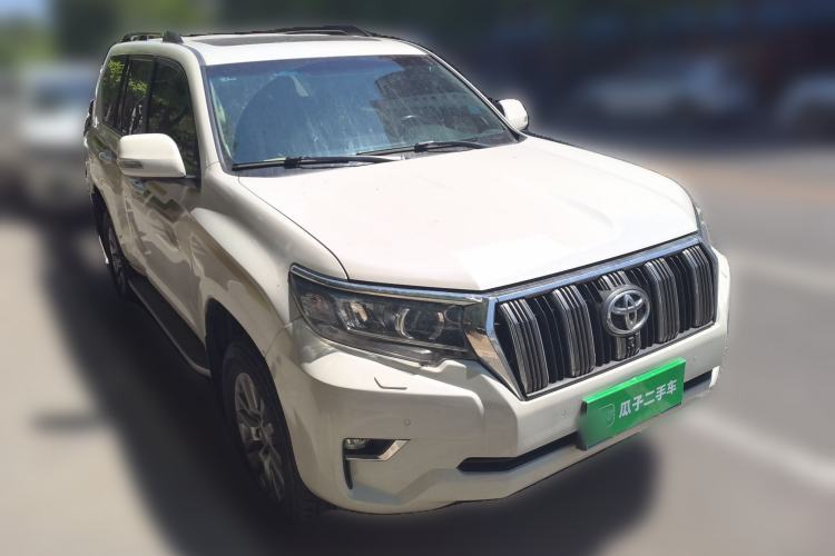 Used Toyota Prado 2018 3.5L Automatic TX-L with Rear-Mounted Spare Tire Front Right 45 Deg
