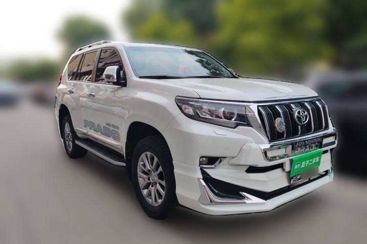 Used Toyota Prado 2018 3.5L Automatic TX-L with Rear-Mounted Spare Tire Front Right 45 Deg