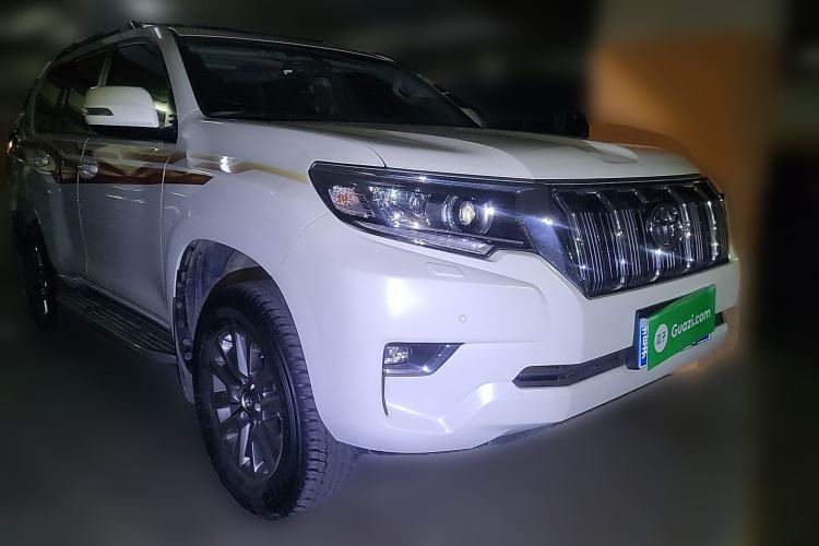 Used Toyota Prado 2018 3.5L Automatic TX-L NAVI with Rear-Mounted Spare Tire Front Right 45 Deg