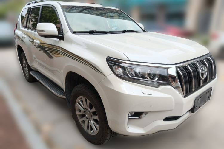 Used Toyota Prado 2018 3.5L Automatic TX-L with Rear-Mounted Spare Tire Front Right 45 Deg