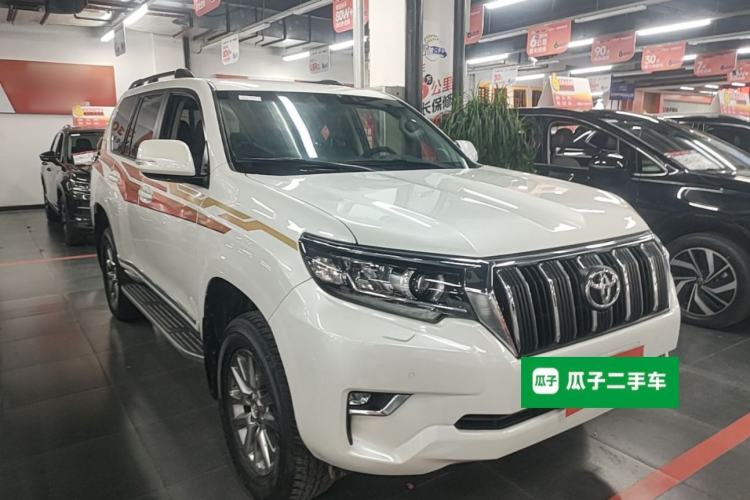 Used Toyota Prado 2018 3.5L Automatic TX-L with Rear-Mounted Spare Tire Front Right 45 Deg