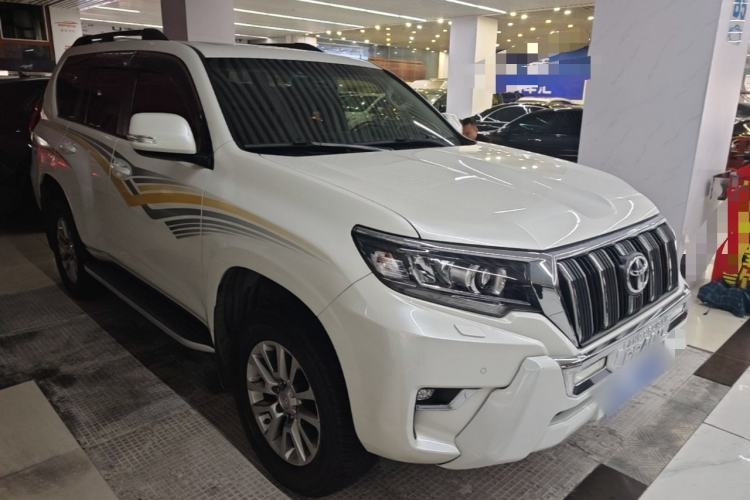 Used Toyota Prado 2018 3.5L Automatic TX-L NAVI with Rear-Mounted Spare Tire Front Right 45 Deg