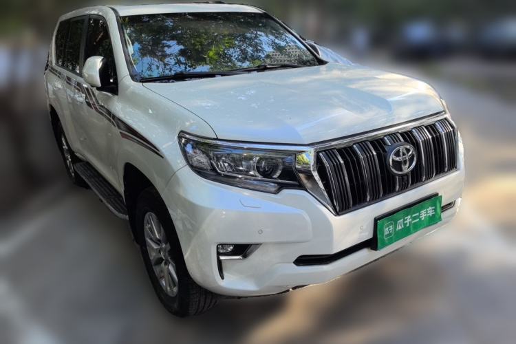 Used Toyota Prado 2018 3.5L Automatic TX-L with Rear-Mounted Spare Tire Front Right 45 Deg
