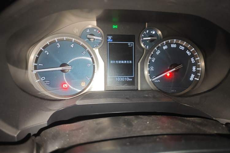 Used Toyota Prado 2018 3.5L Automatic TX-L with Rear-Mounted Spare Tire Instrument Cluster
