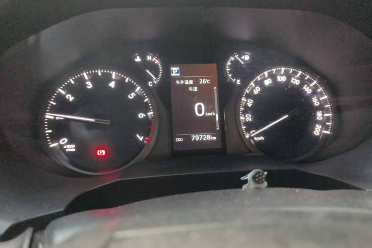 Used Toyota Prado 2018 3.5L Automatic TX-L with Rear-Mounted Spare Tire Instrument Cluster