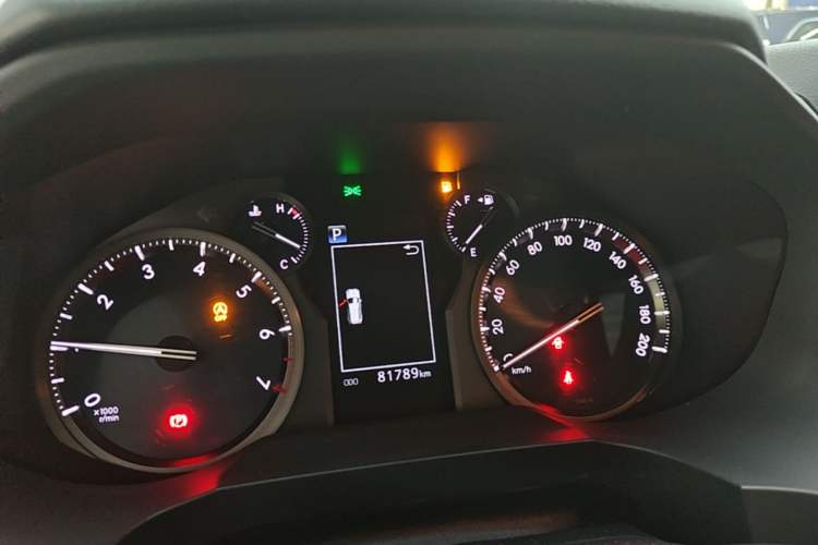 Used Toyota Prado 2018 3.5L Automatic TX-L with Rear-Mounted Spare Tire Instrument Cluster