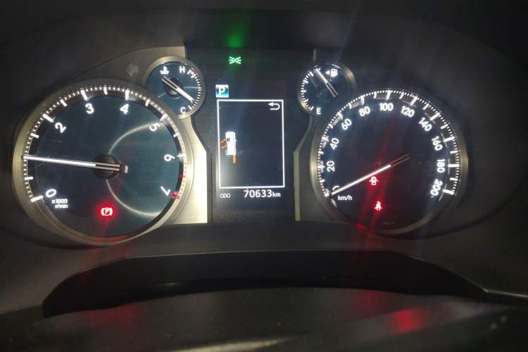 Used Toyota Prado 2018 3.5L Automatic TX-L with Rear-Mounted Spare Tire Instrument Cluster