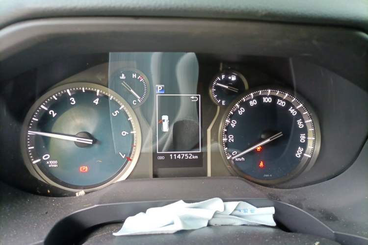 Used Toyota Prado 2018 3.5L Automatic TX-L with Rear-Mounted Spare Tire Instrument Cluster