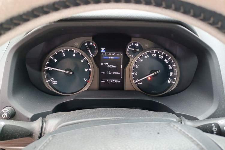 Used Toyota Prado 2018 3.5L Automatic TX-L with Rear-Mounted Spare Tire Instrument Cluster