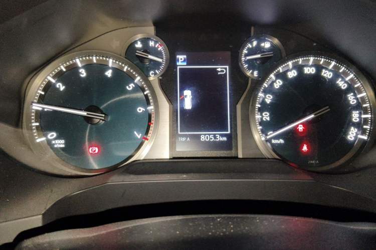 Used Toyota Prado 2018 3.5L Automatic VX with Rear-Mounted Spare Tire Instrument Cluster