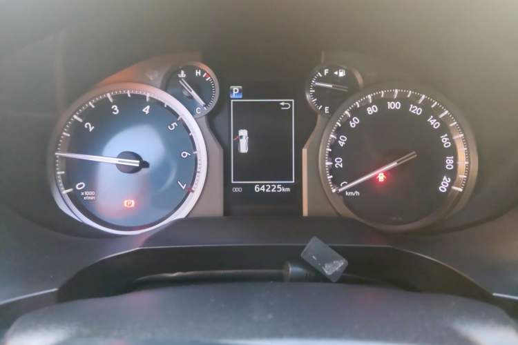 Used Toyota Prado 2018 3.5L Automatic TX-L with Rear-Mounted Spare Tire Instrument Cluster