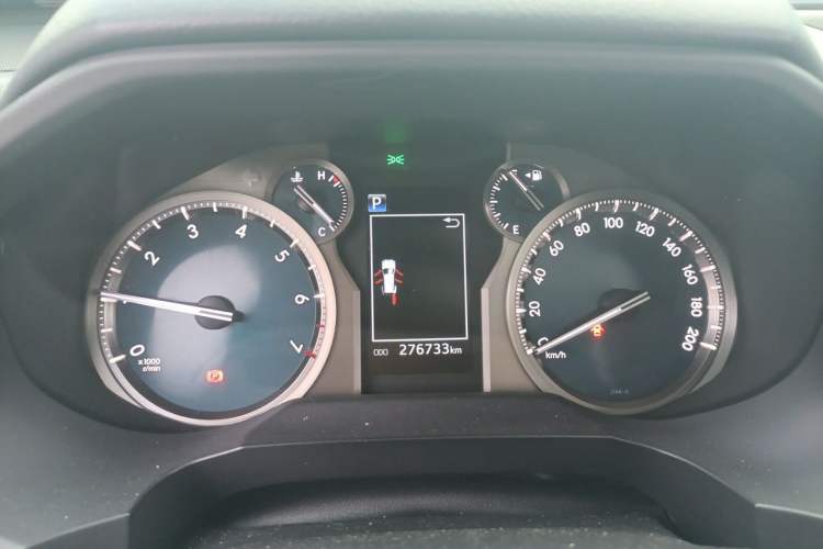 Used Toyota Prado 2018 3.5L Automatic TX-L with Rear-Mounted Spare Tire Instrument Cluster