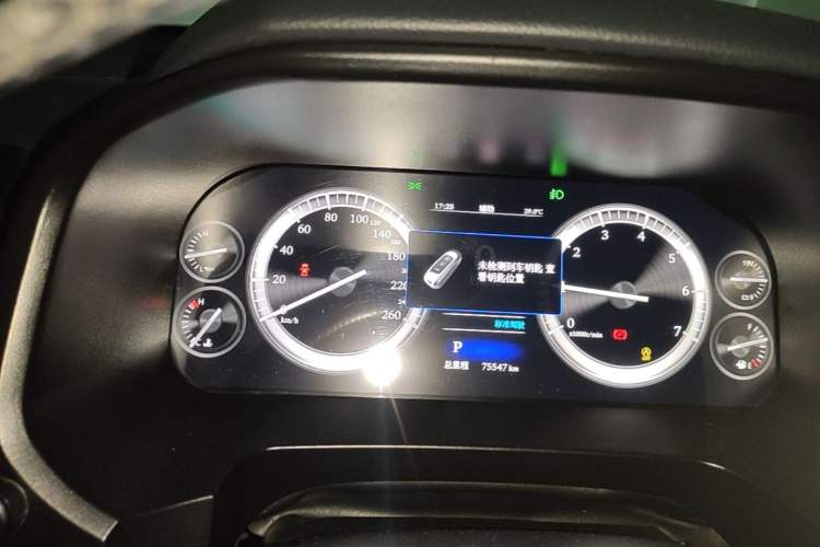 Used Toyota Prado 2018 3.5L Automatic TX-L with Rear-Mounted Spare Tire Instrument Cluster
