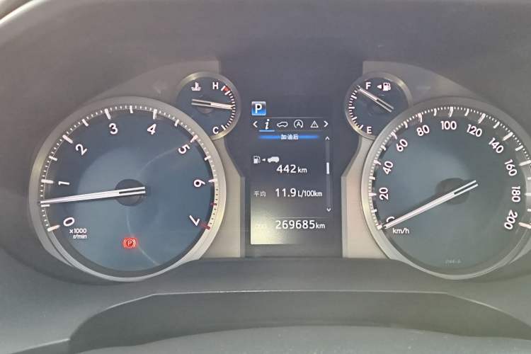 Used Toyota Prado 2018 3.5L Automatic TX-L with Rear-Mounted Spare Tire Instrument Cluster
