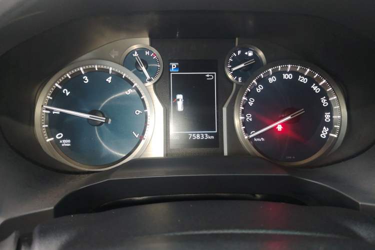 Used Toyota Prado 2018 3.5L Automatic TX-L with Rear-Mounted Spare Tire Instrument Cluster