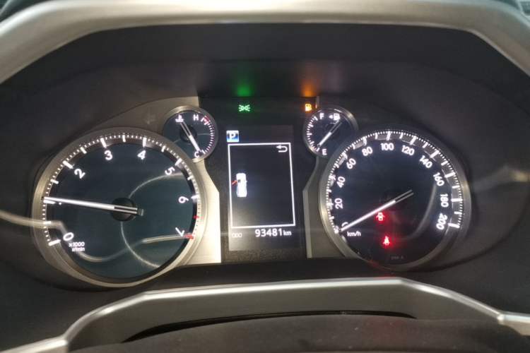 Used Toyota Prado 2018 3.5L Automatic TX-L with Rear-Mounted Spare Tire Instrument Cluster