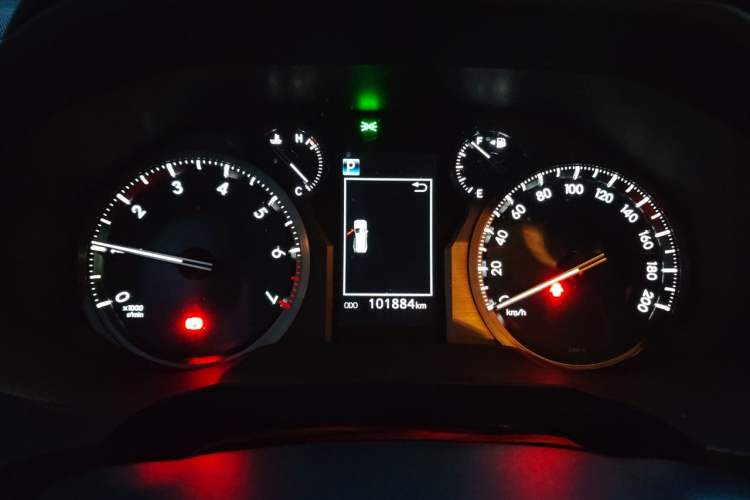 Used Toyota Prado 2018 3.5L Automatic TX-L with Rear-Mounted Spare Tire Instrument Cluster