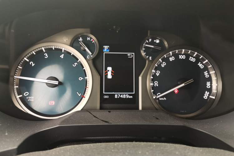 Used Toyota Prado 2018 3.5L Automatic TX-L with Rear-Mounted Spare Tire Instrument Cluster