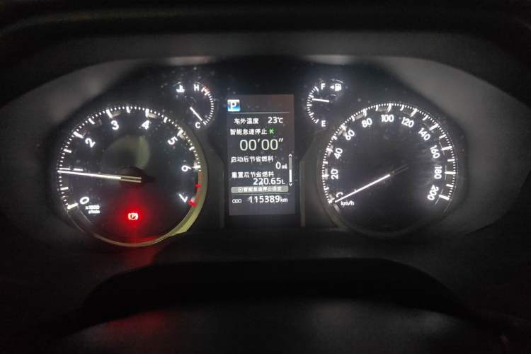 Used Toyota Prado 2018 3.5L Automatic TX-L with Rear-Mounted Spare Tire Instrument Cluster