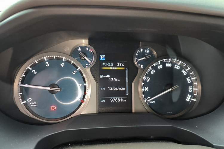 Used Toyota Prado 2018 3.5L Automatic TX-L with Rear-Mounted Spare Tire Instrument Cluster