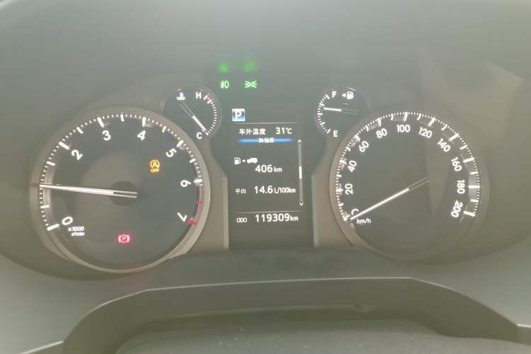 Used Toyota Prado 2018 3.5L Automatic TX-L with Rear-Mounted Spare Tire Instrument Cluster
