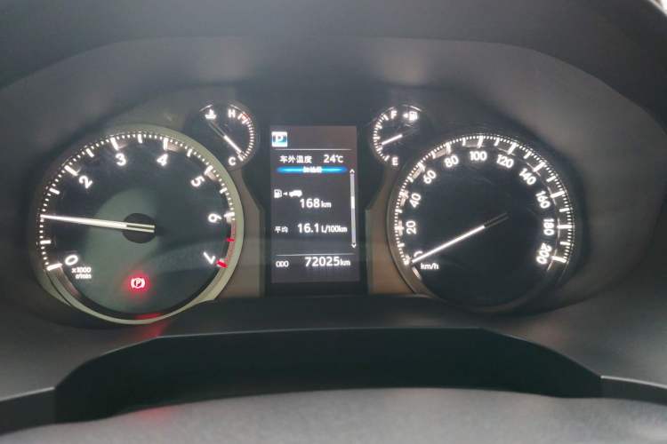 Used Toyota Prado 2018 3.5L Automatic TX-L with Rear-Mounted Spare Tire Instrument Cluster