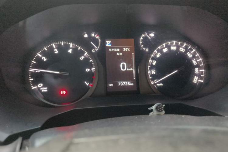 Used Toyota Prado 2018 3.5L Automatic TX-L with Rear-Mounted Spare Tire Odometer Close Up
