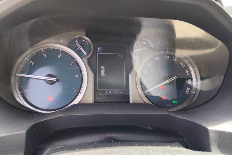 Used Toyota Prado 2018 3.5L Automatic VX NAVI Odometer Close Up